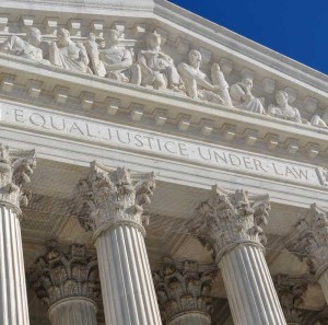 The facade of the US Supreme Court