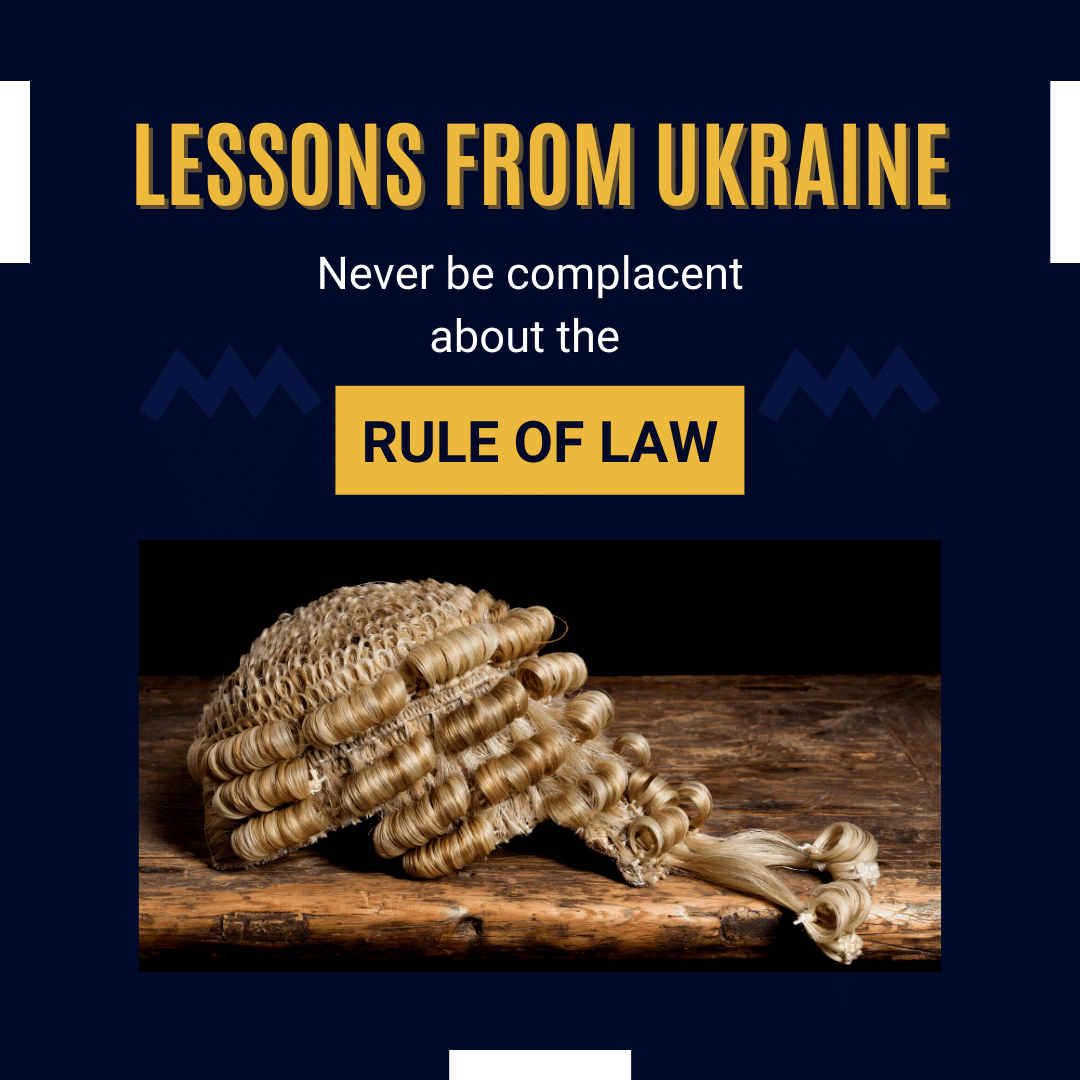 Complacent Democracy: Chipping away at the Rule of Law
