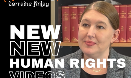 Human Rights Videos with Lorraine Finlay