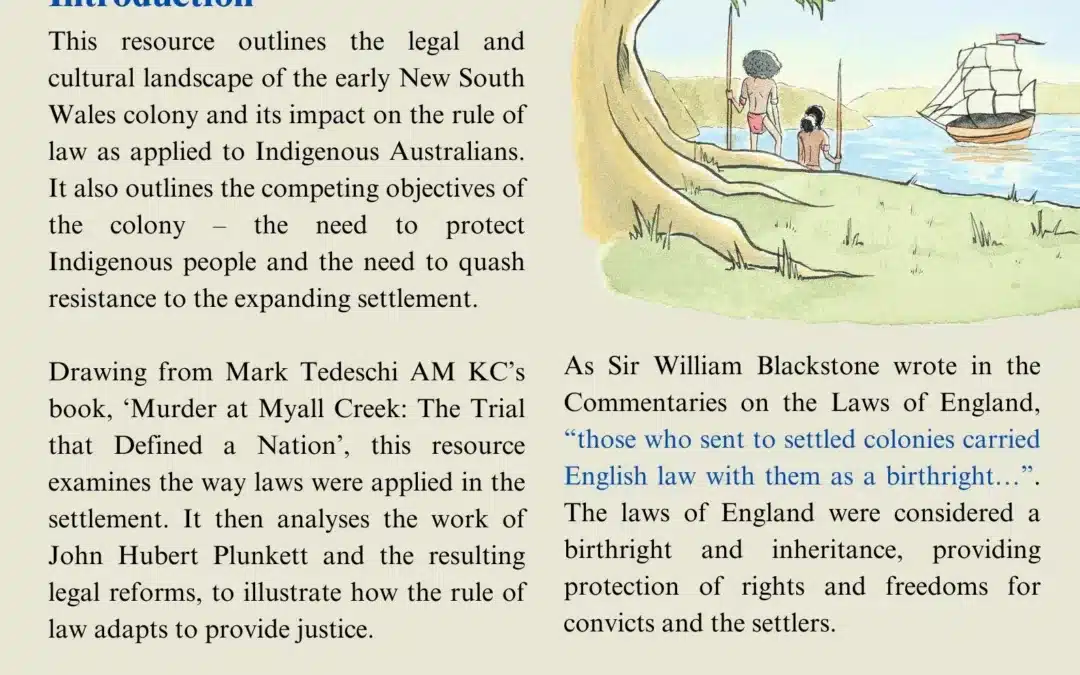 Indigenous Early Penal Colony and Law