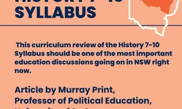 NESA draft History 7-10 Syllabus – What is missing?