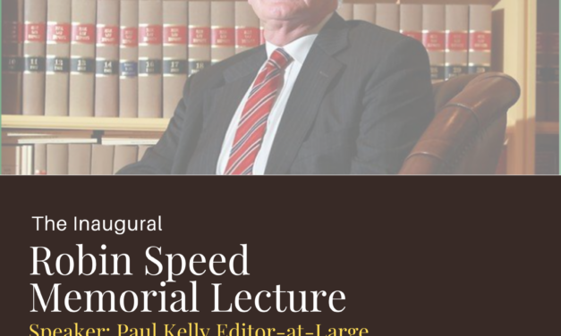 Robin Speed Memorial Lecture