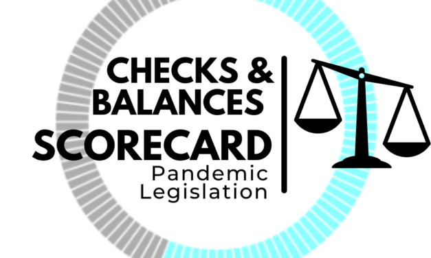 Checks and Balances Scorecard: Pandemic Legislation