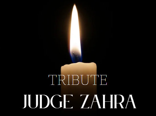 Tribute Judge Zahra